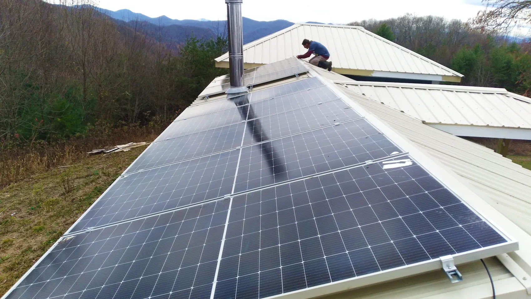 12kW Solar Panel Installation Grid